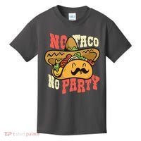 No Taco No Party Kids T-Shirt thumb 0