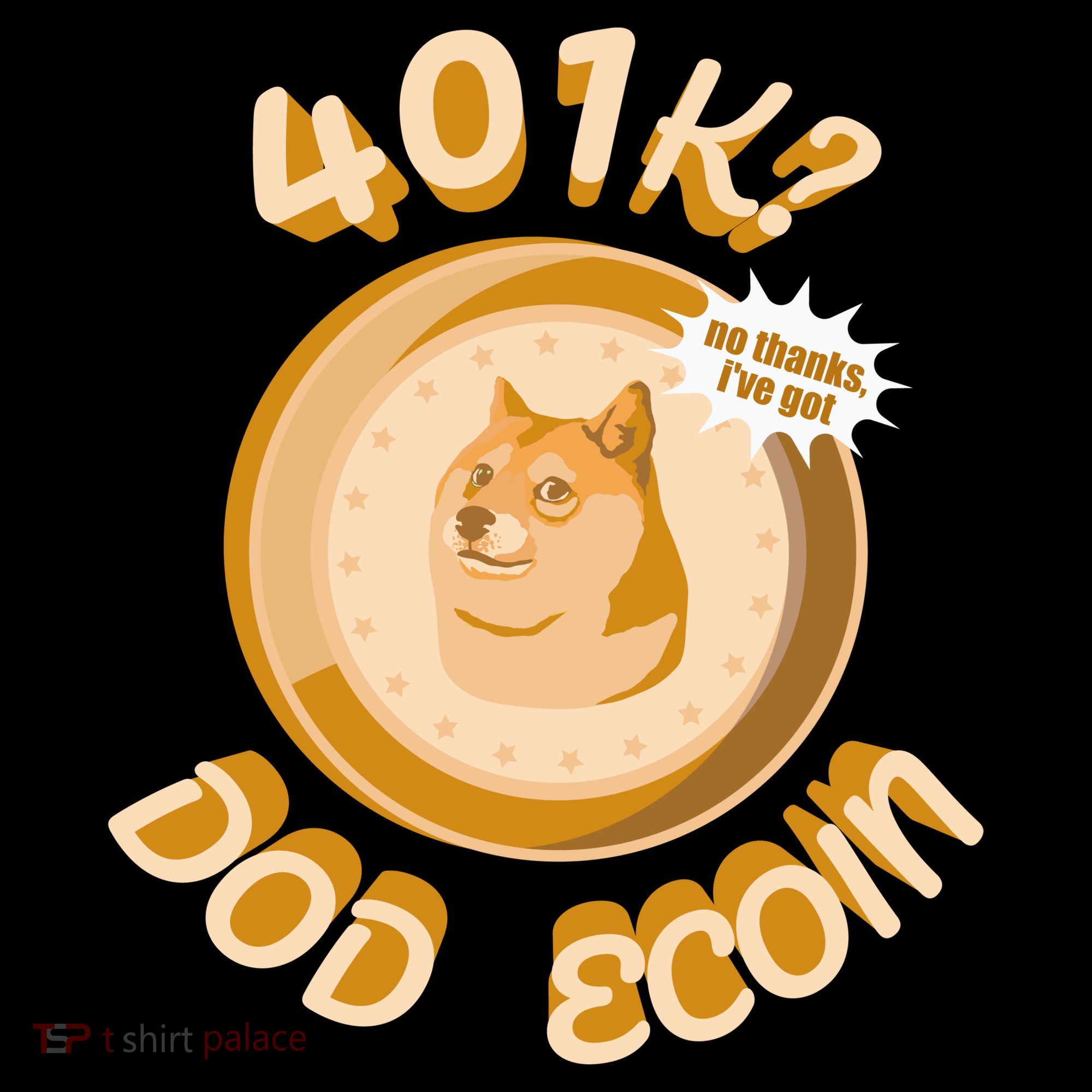 No Thanks I've Got Dogecoin Doggie Tank