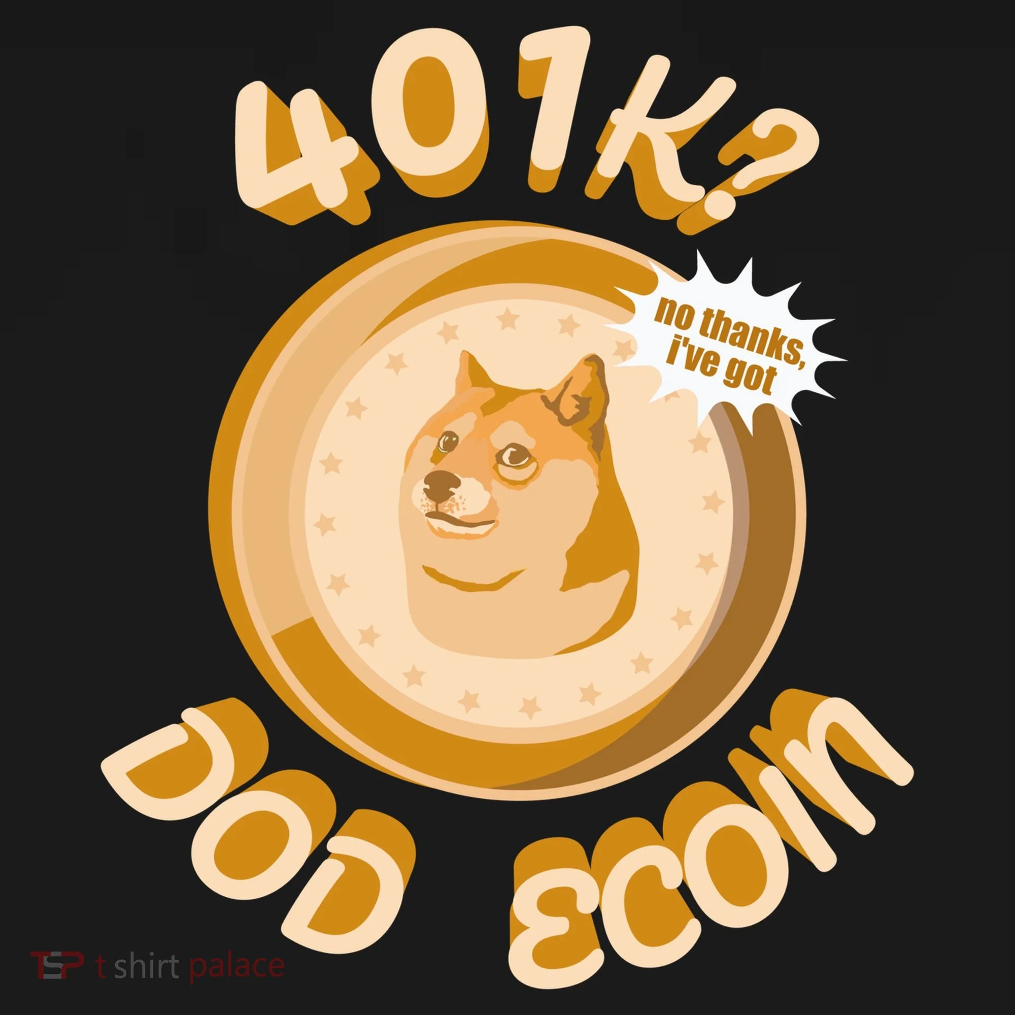 No Thanks I've Got Dogecoin Doggie Tank