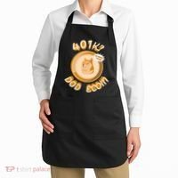 No Thanks I've Got Dogecoin Apron thumb 2