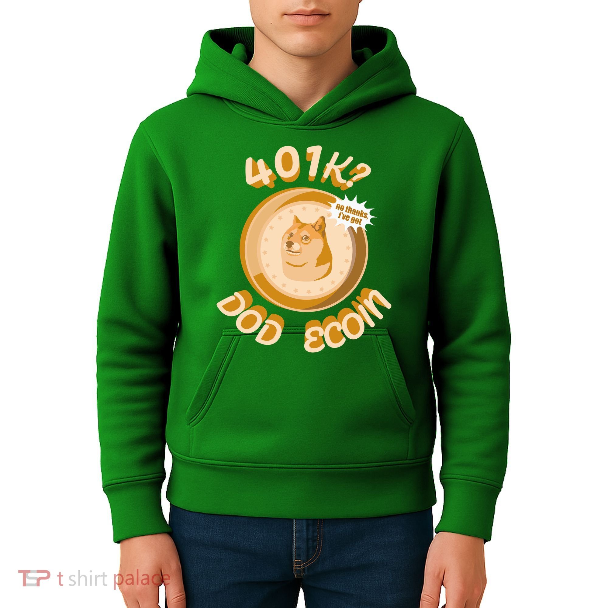 No Thanks I've Got Dogecoin Kids Hoodie