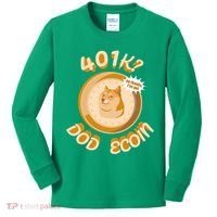 No Thanks I've Got Dogecoin Kids Long Sleeve Shirt thumb 0