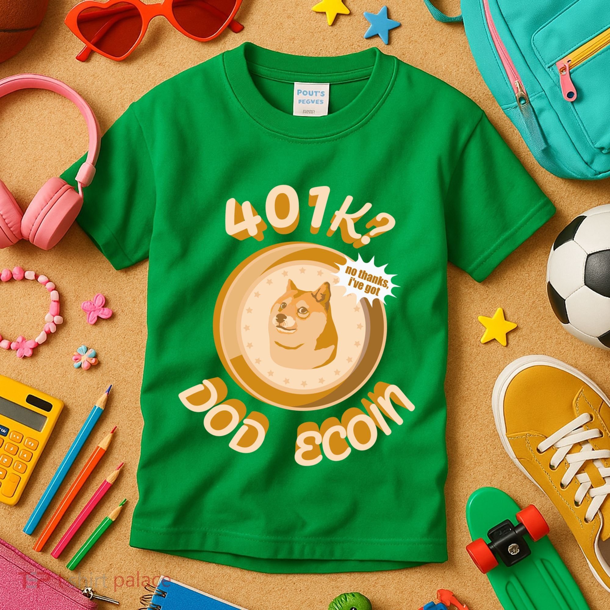 No Thanks I've Got Dogecoin Kids T-Shirt