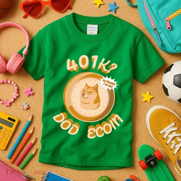 No Thanks I've Got Dogecoin Kids T-Shirt