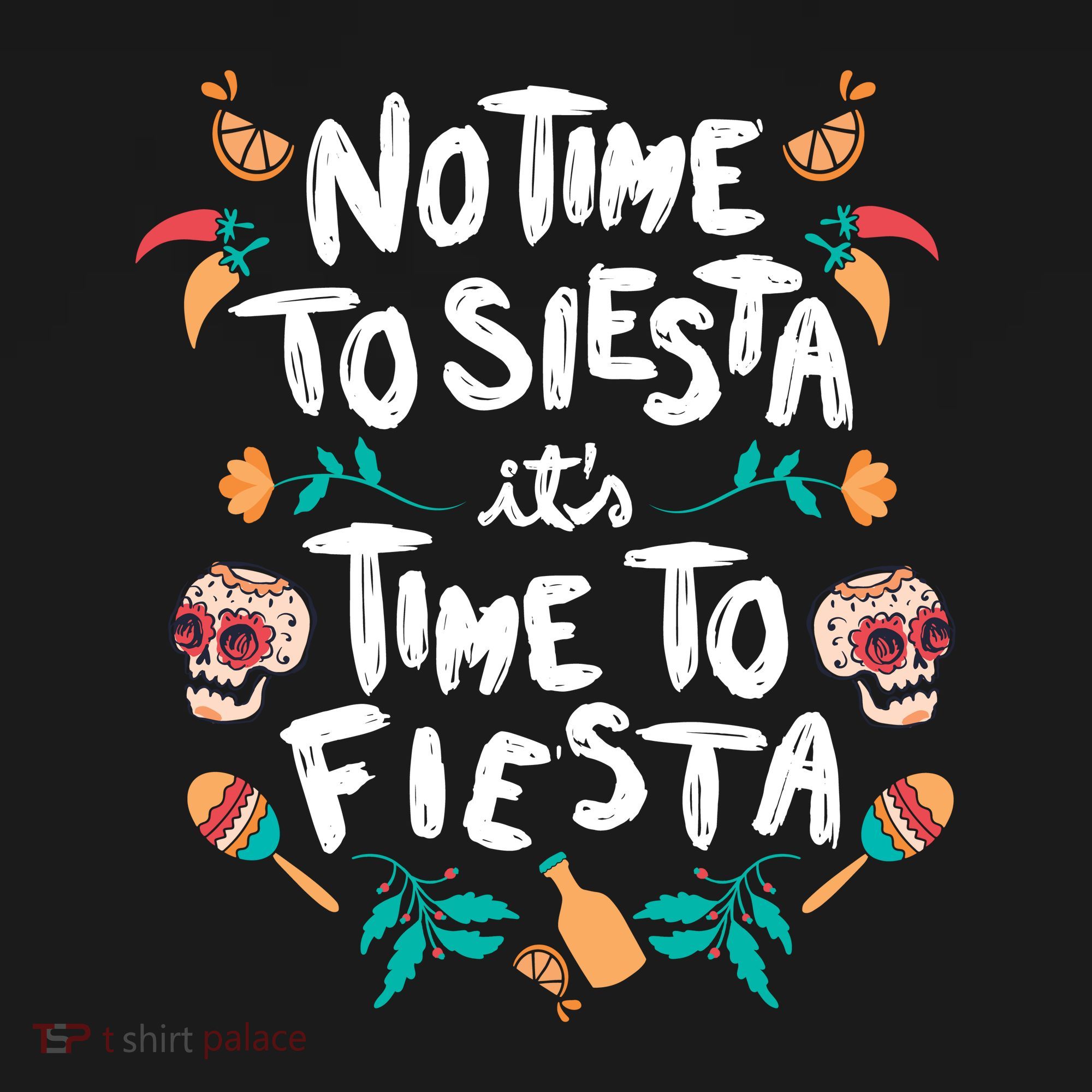 No Time To Siesta It's Time To Fiesta Bucket Hat