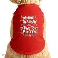 No Time To Siesta It's Time To Fiesta Doggie Tank thumb 0