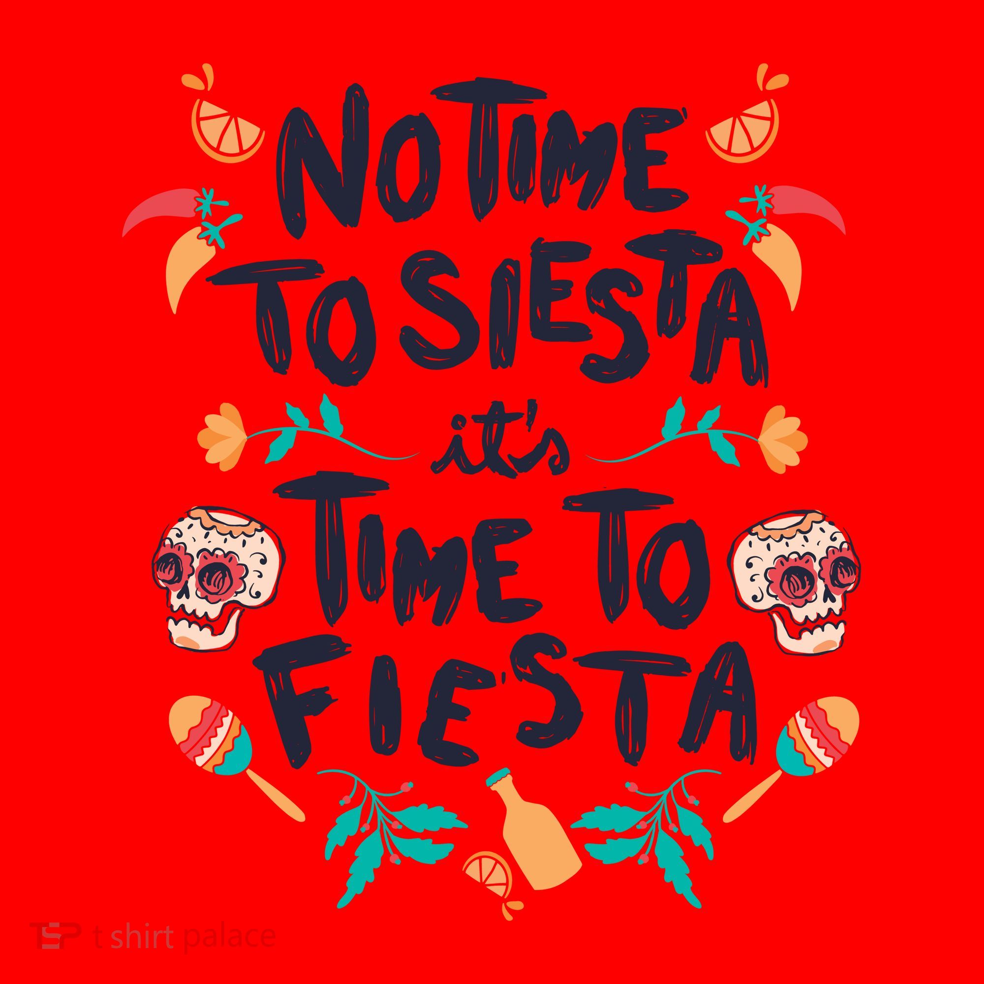 No Time To Siesta It's Time To Fiesta Santa Hat