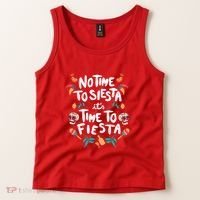 No Time To Siesta It's Time To Fiesta Tank Top thumb 2
