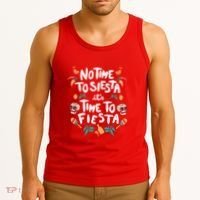 No Time To Siesta It's Time To Fiesta Tank Top thumb 3
