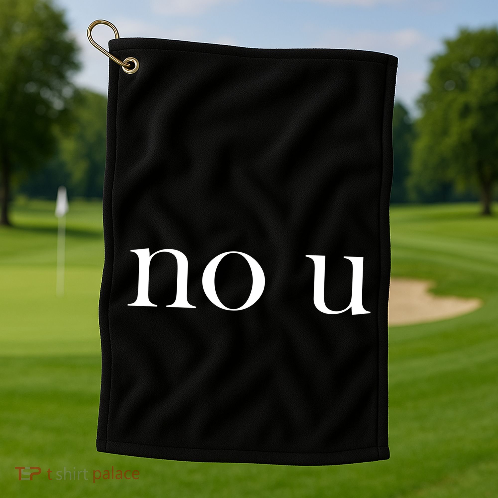 No U Meme Golf Towel