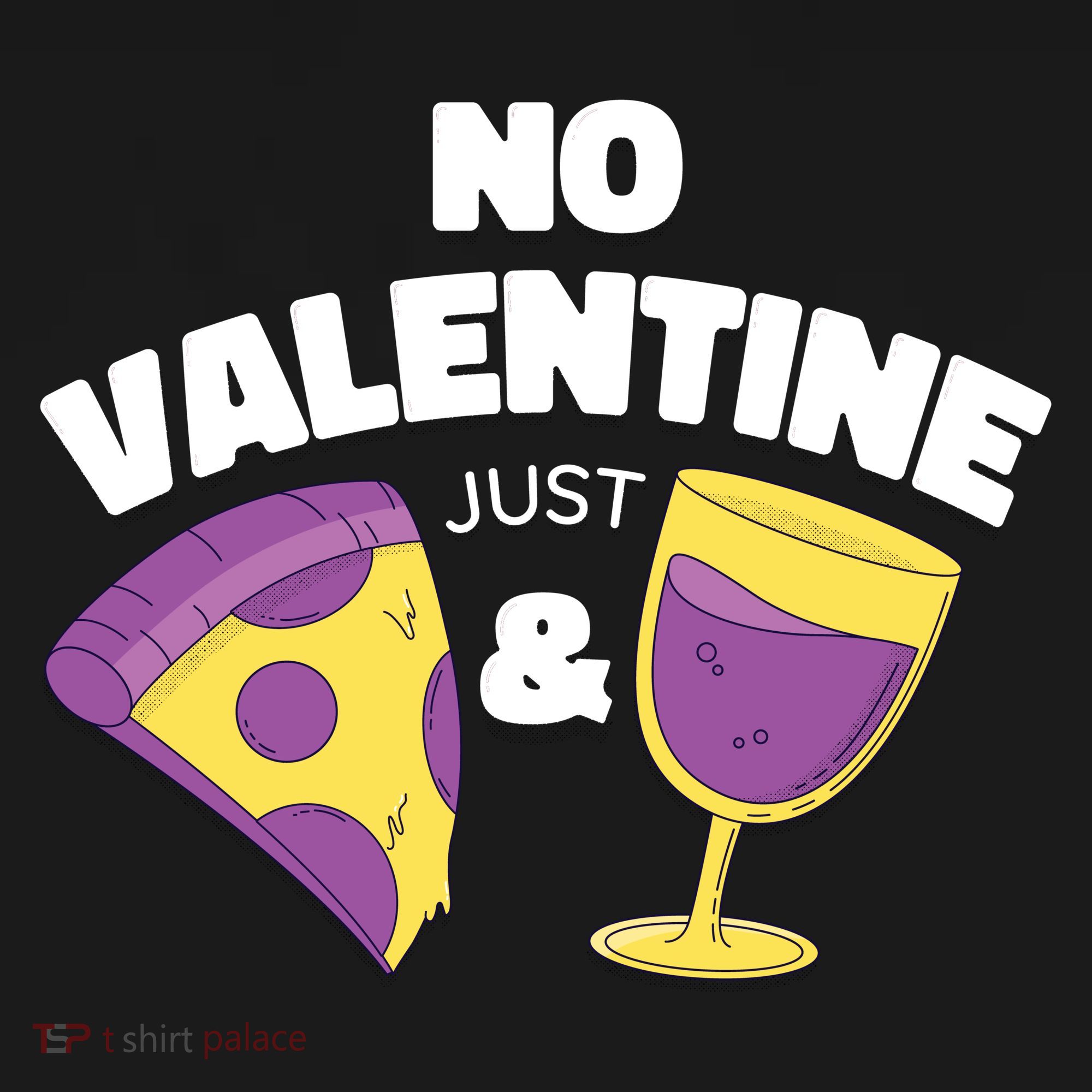 No Valentine Just Pizza And Wine Baby Bodysuit