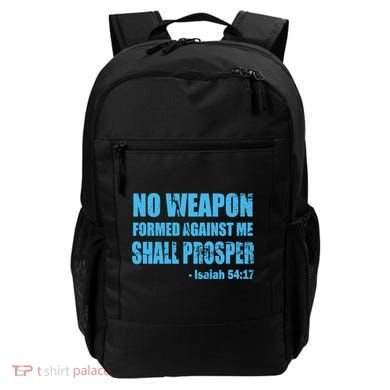 No Weapon Formed Against Me Shall Prosper Isaiah Backpack