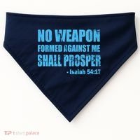 No Weapon Formed Against Me Shall Prosper Isaiah USA-Made Doggie Bandana thumb 0