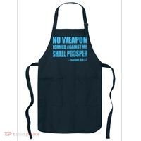 No Weapon Formed Against Me Shall Prosper Isaiah Apron thumb 0