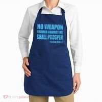 No Weapon Formed Against Me Shall Prosper Isaiah Apron thumb 2