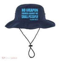 No Weapon Formed Against Me Shall Prosper Isaiah Bucket Hat thumb 0