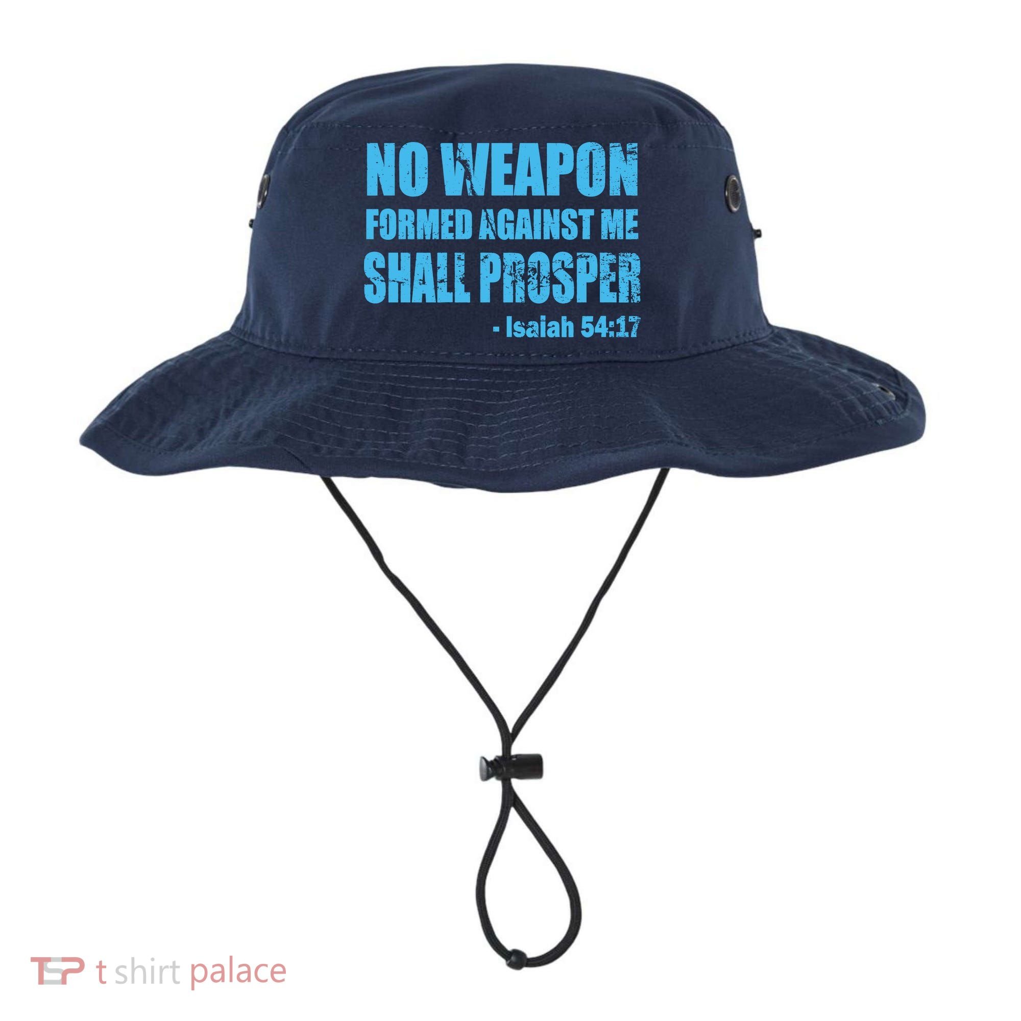 No Weapon Formed Against Me Shall Prosper Isaiah Bucket Hat