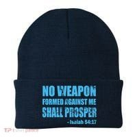 No Weapon Formed Against Me Shall Prosper Isaiah Beanie thumb 0