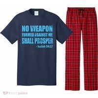 No Weapon Formed Against Me Shall Prosper Isaiah Pajama Set thumb 0