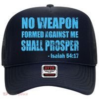 No Weapon Formed Against Me Shall Prosper Isaiah Hat thumb 0