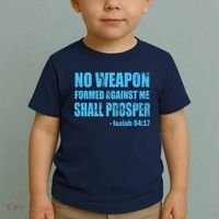 No Weapon Formed Against Me Shall Prosper Isaiah Toddler T-Shirt thumb 2