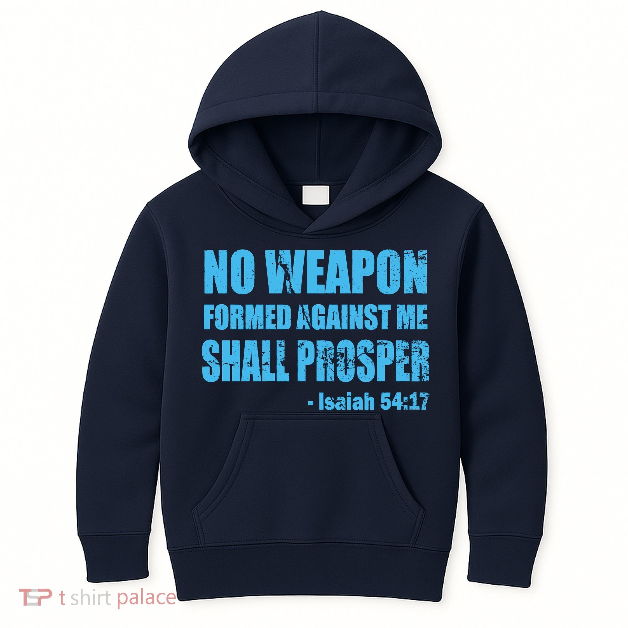 No Weapon Formed Against Me Shall Prosper Isaiah Kids Hoodie