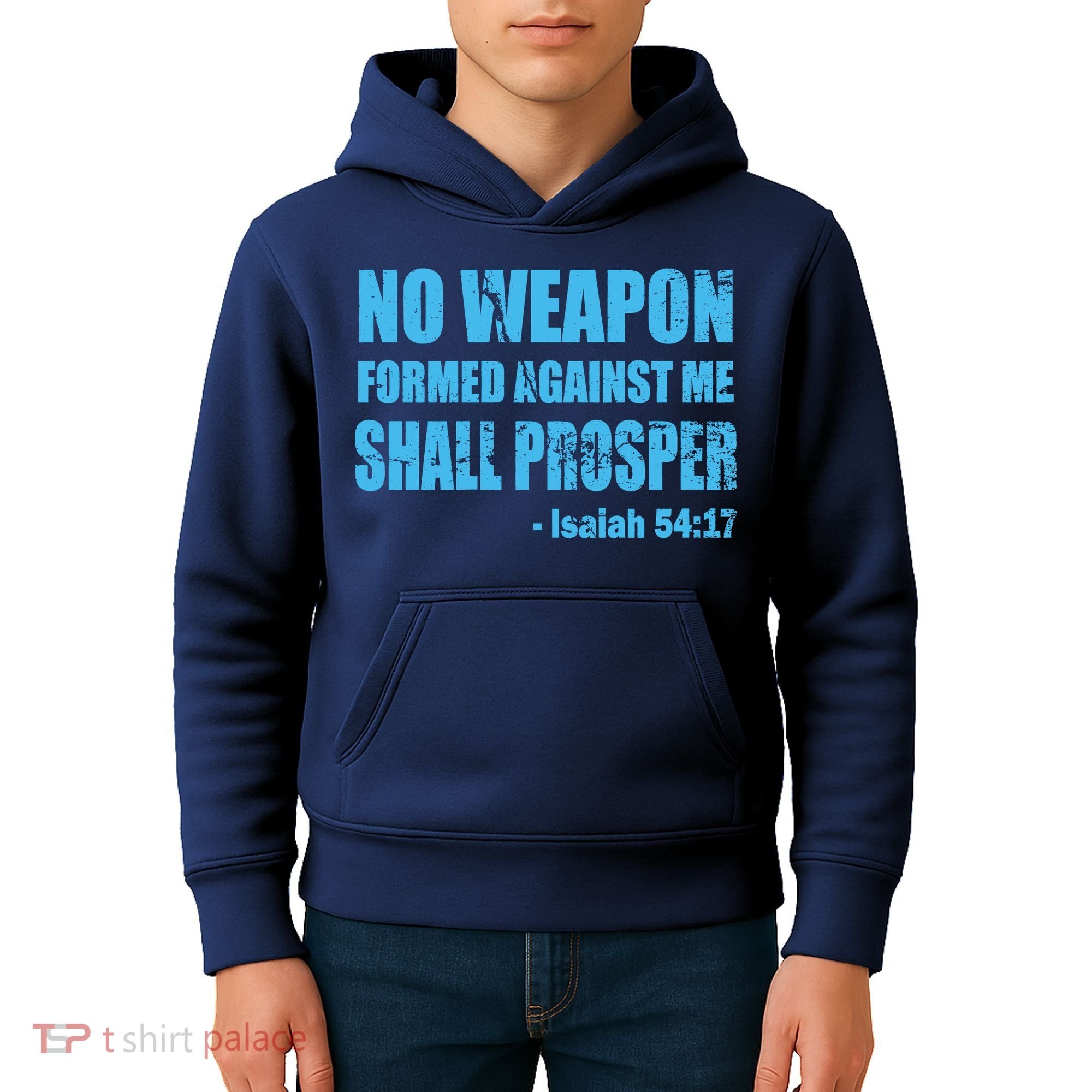 No Weapon Formed Against Me Shall Prosper Isaiah Kids Hoodie