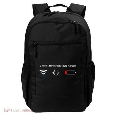 No WiFi No Battery Loading Geek Backpack