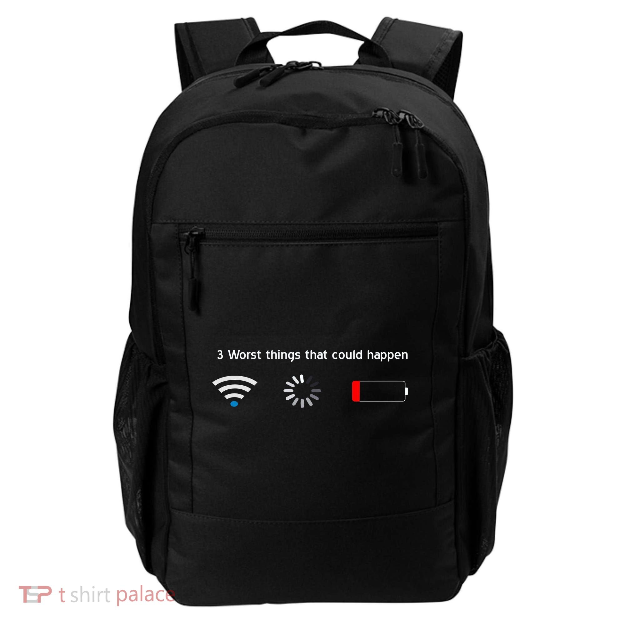 No WiFi No Battery Loading Geek Backpack
