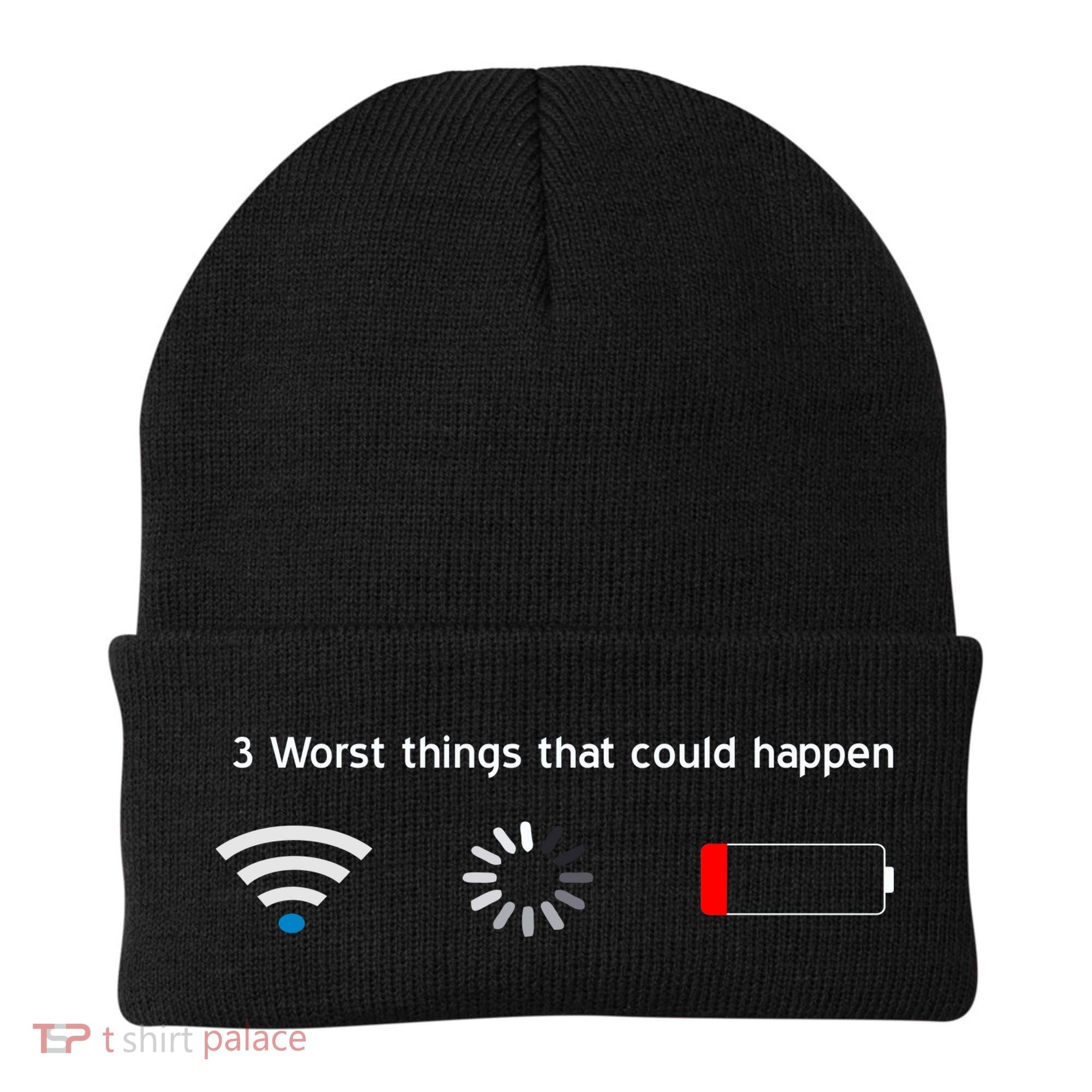 No WiFi No Battery Loading Geek Beanie