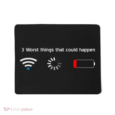 No WiFi No Battery Loading Geek Mousepad