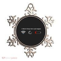 No WiFi No Battery Loading Geek Ornament thumb 0