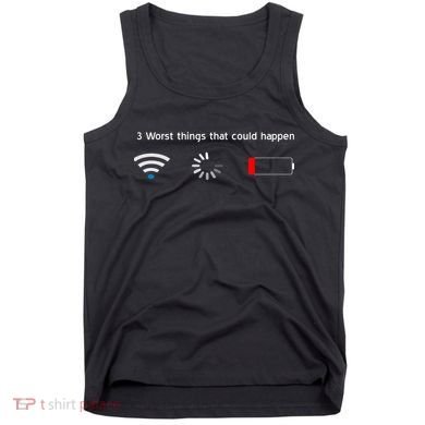 No WiFi No Battery Loading Geek Tank Top