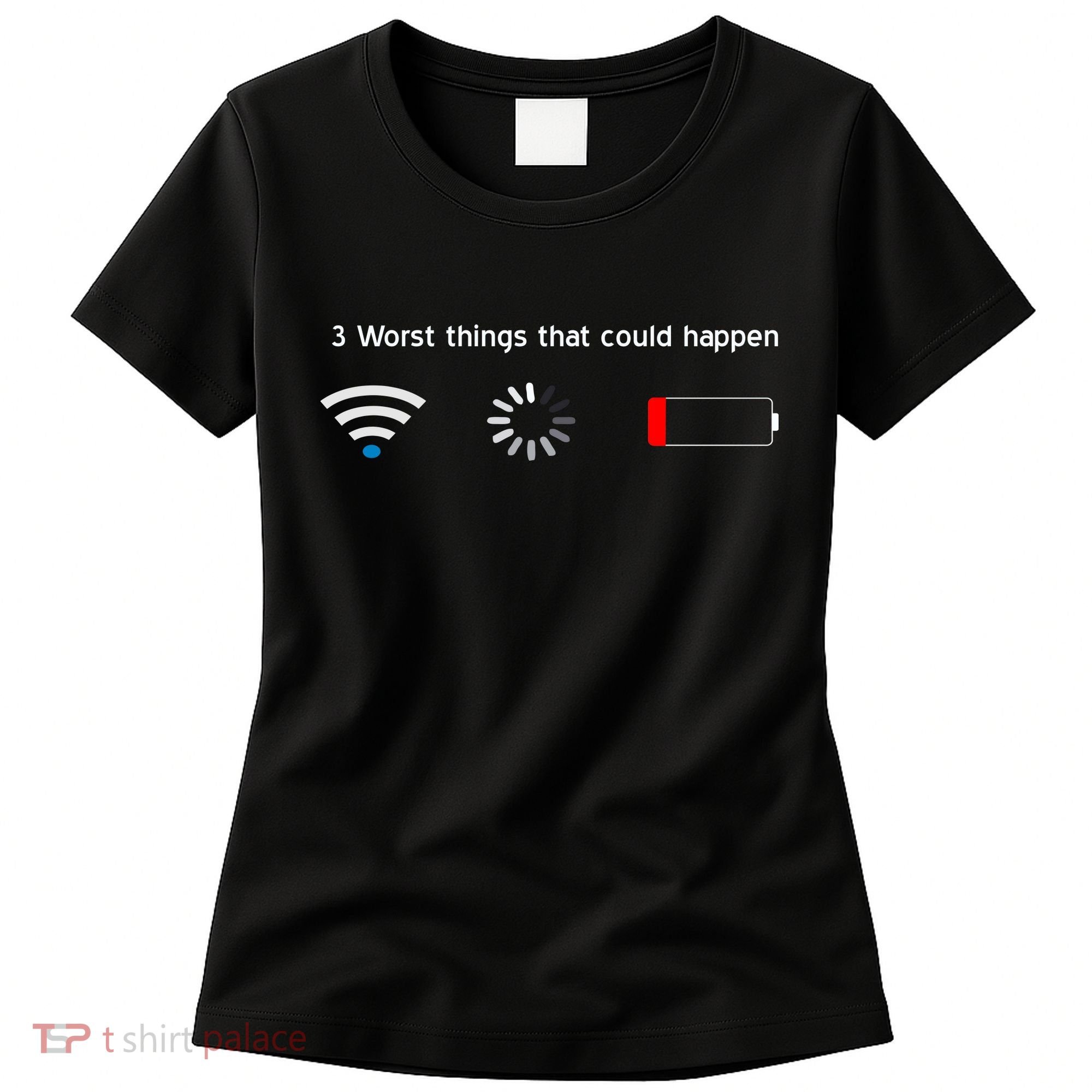 No WiFi No Battery Loading Geek Women's T-Shirt