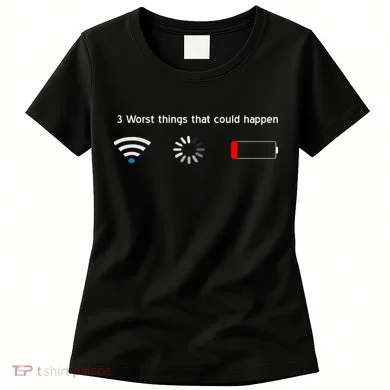 No WiFi No Battery Loading Geek Women's T-Shirt