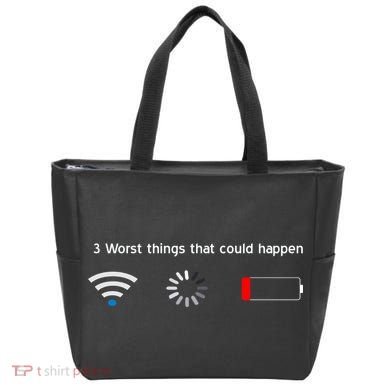 No WiFi No Battery Loading Geek Tote Bag