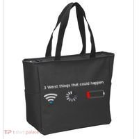 No WiFi No Battery Loading Geek Tote Bag thumb 2