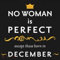No Woman Is Perfect Except Those Born In December Ornament thumb 1