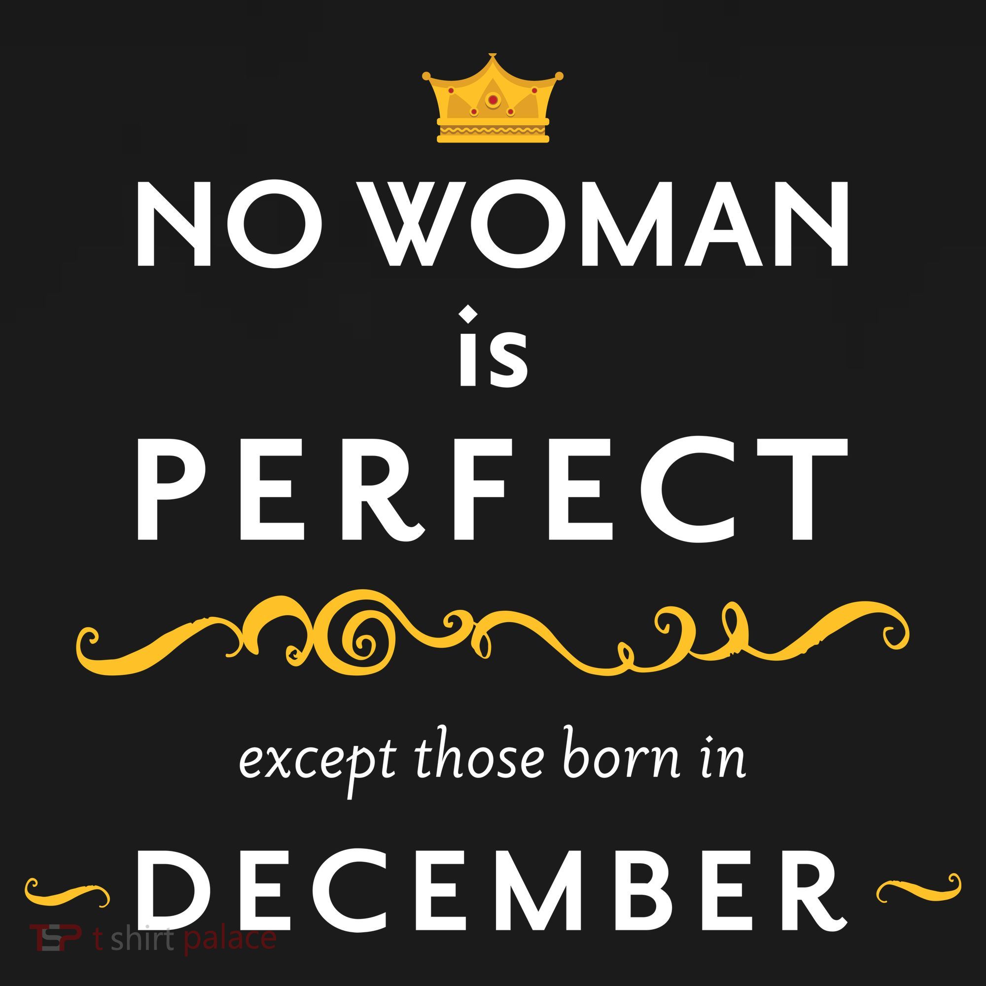 No Woman Is Perfect Except Those Born In December Ornament