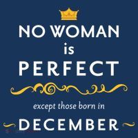 No Woman Is Perfect Except Those Born In December Women's Hoodie thumb 2