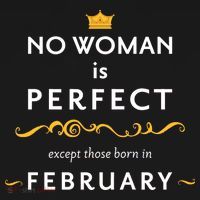 No Woman Is Perfect Except Those Born In Febuary Ornament thumb 1