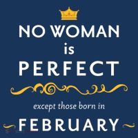 No Woman Is Perfect Except Those Born In Febuary Mousepad thumb 1
