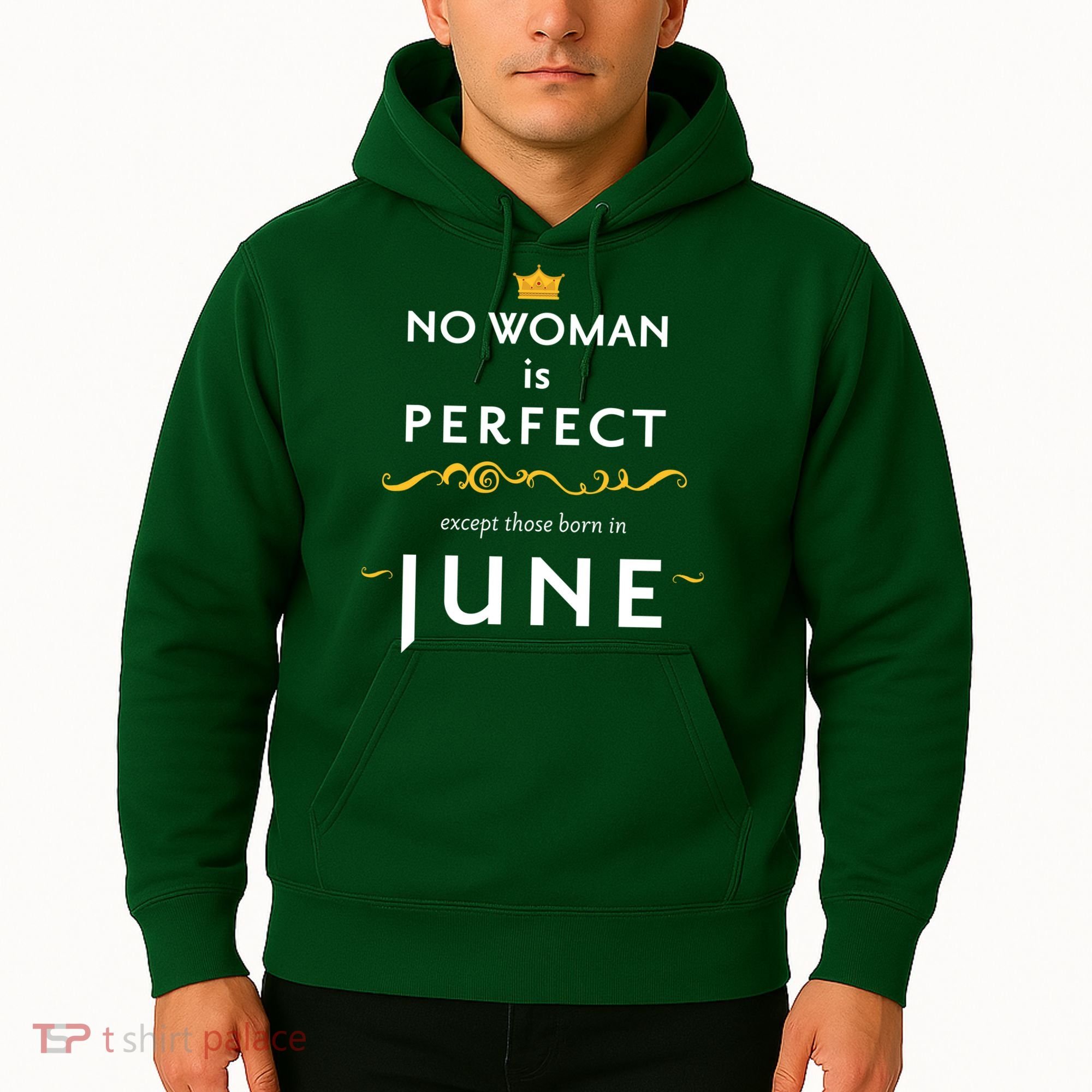 No Woman Is Perfect Except Those Born In June Hoodie
