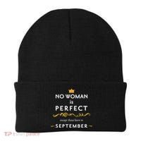 No Woman Is Perfect Except Those Born In September Beanie thumb 0