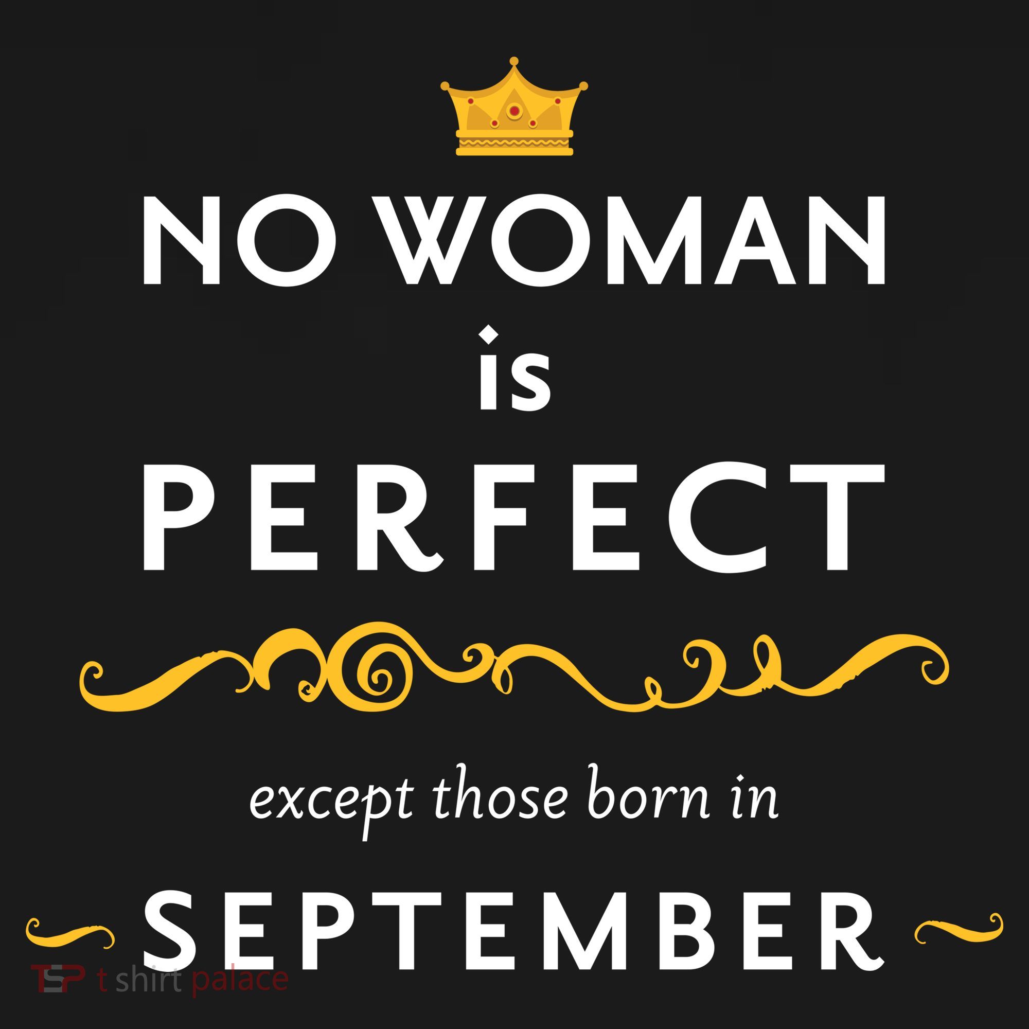 No Woman Is Perfect Except Those Born In September Women's Hoodie