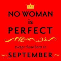 No Woman Is Perfect Except Those Born In September Santa Hat thumb 1
