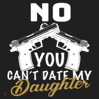 No You Can't Date My Daughter Funny Dad Beanie thumb 2