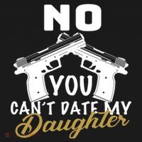 No You Can't Date My Daughter Funny Dad Tote Bag thumb 4