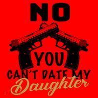 No You Can't Date My Daughter Funny Dad Santa Hat thumb 1