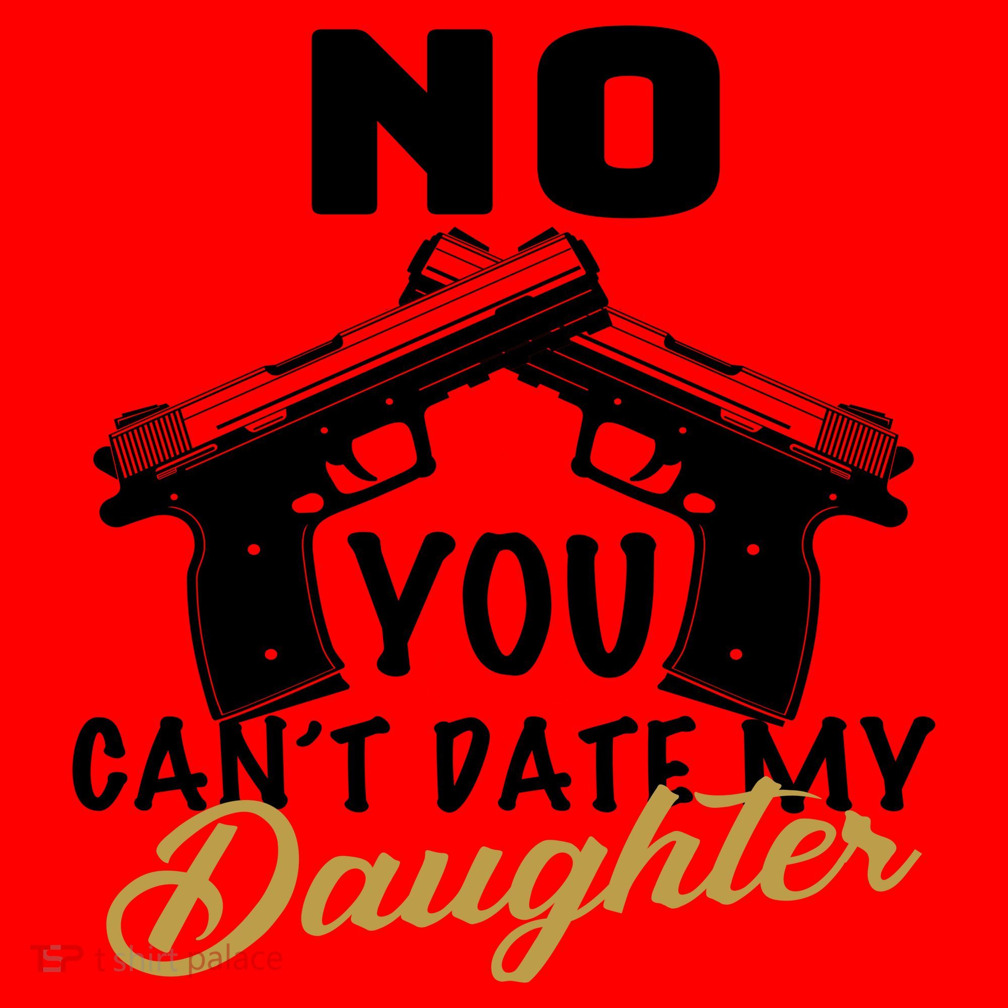 No You Can't Date My Daughter Funny Dad Santa Hat
